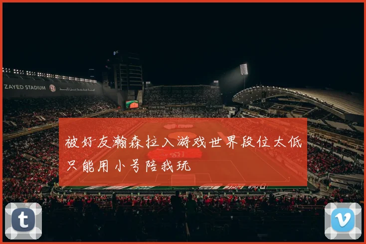 被好友瀚森拉入游戏世界段位太低只能用小号陪我玩